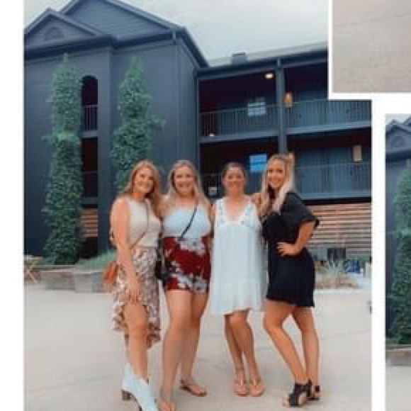 White flowy embroidered dress - Picture 4 of 4